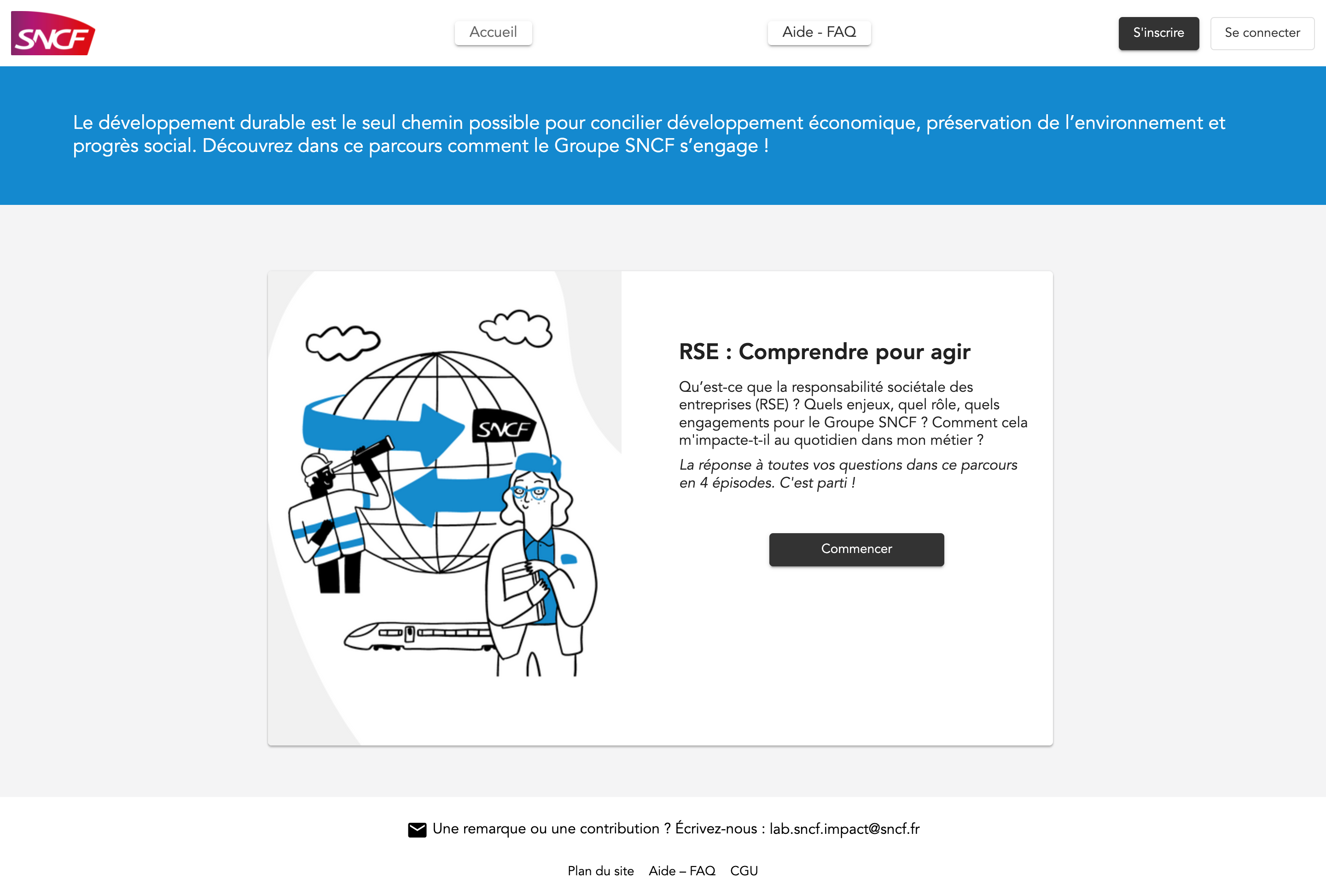 illustration plateforme SNCF RSE